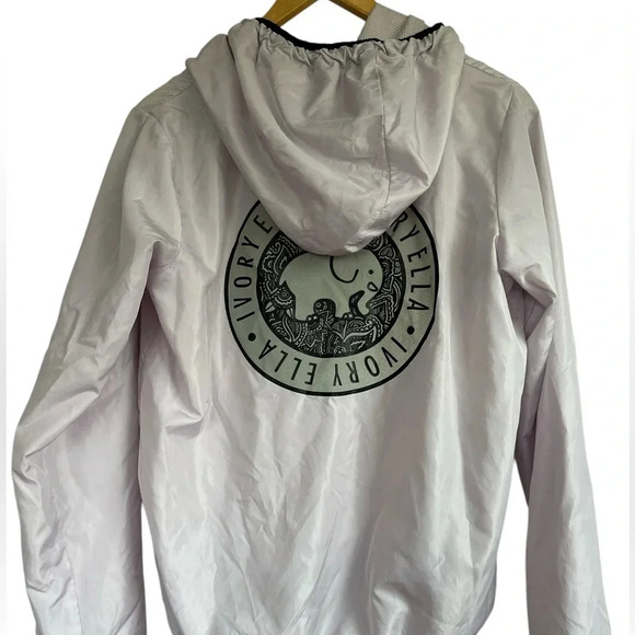 Ivory Ella Lavender Windbreaker Jacket - Picture 4 of 16